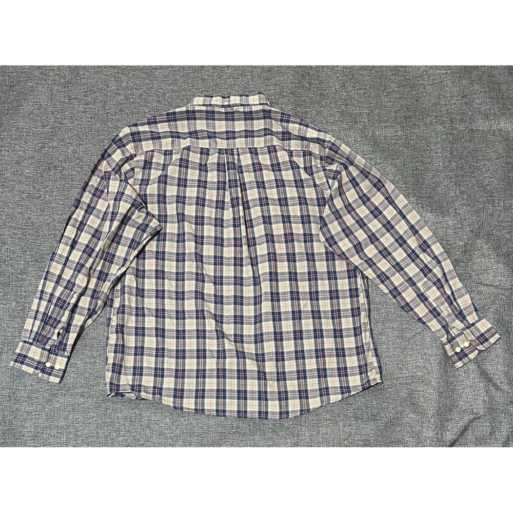 Basic Editions Men's L Plaid Long Sleeve Shirt‎ - Picture 5 of 5